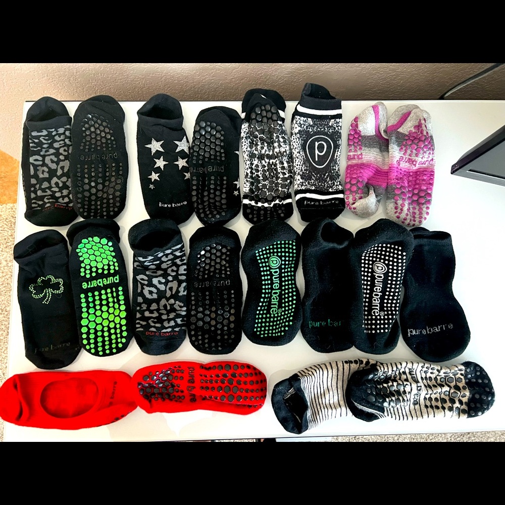 Pure Barre Socks (10 pairs)